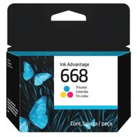 Foto do produto Tinta Cartucho HP 668 Tricolor 3ml