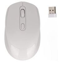Foto do produto Mouse S/Fio Óptico 2.4Ghz Branco Kapbom
