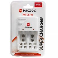Foto do produto Carregador de Pilha e Baterias Recarregáveis Mox MO-CB738 Bivolt Branco