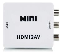 Foto do produto Conversor Adaptador HDTV Para AV RCA 1080P 5v Branco