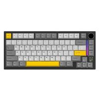Foto do produto Teclado Desktop Mecânico S/Fio X820 Ultra 75% Bluetooth 2.4g Attack Shark Star Black