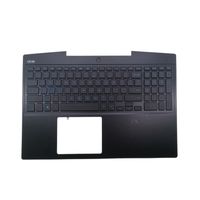 Foto do produto Carcaça Base Superior Dell G3 15 3590 0P0NG7 0W2VM0 C/ Teclado C/ Power e S/ Touchpad Preto c/ Azul - Semi
