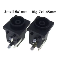 Foto do produto Conector DC Jack Fêmea 1mm 1,45mm DC-038