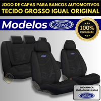 Foto do produto Capa Banco Ford Ka Sedan Tecido Grosso Alta Durabilidade
