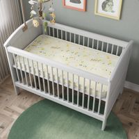 Foto do produto Colchão Baby Berço D18 130x70x7 Bms Estampado Amarelo [F066]
