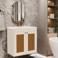 Foto do produto Kit Banheiro Artemis Off White Cedro [F066]