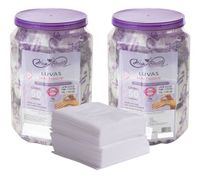 Foto do produto Kit 100x Luvas Manicure Creme Unhas E Pele + 50x Toalhas 30x40