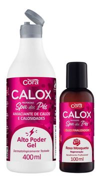 Foto do produto Kit Amaciante Calox Gel E Óleo Finalizador Para Spa Dos Pés