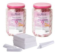 Foto do produto Kit Com 100x Sapatilhas Pedicure Com Creme Unhas + 50x Toalhas
