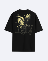 Foto do produto Camiseta Oversized Preta Horse