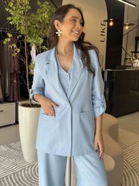 Foto do produto BLAZER CLOE - Azul bebê