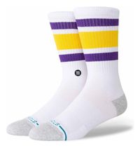 Foto do produto Meia Stance Tube Lakers Nba Branco L Branco L