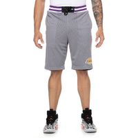 Foto do produto Bermuda Dupla Face Sintético Masculina Esportiva Lakers NBA NB538