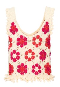 REGATA FLORES CROCHET