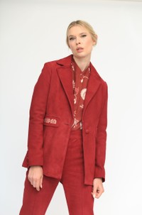 BLAZER FRIDA CHAMOIS BORDADO