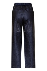 CALÇA ELENA LASER COURO METALIZADO