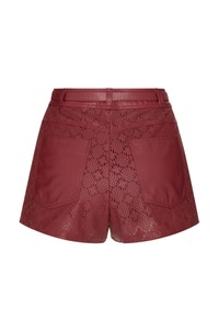 SHORT AMALFI LASER COURO