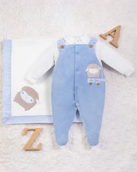 Foto do produto Saída Maternidade Menino Plush Ovelhinha