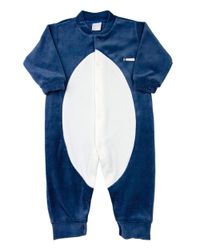 Foto do produto Macacão Bebê Plush Touca Pinguim
