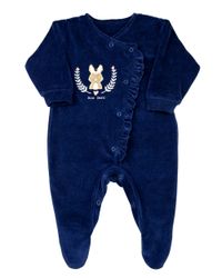 Foto do produto Macacão Bebê Plush com Babado Coelhinha