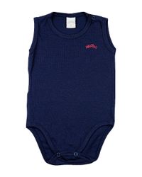 Foto do produto Body Bebê Cotton Manga Cavada Básico