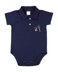 Foto do produto Body Bebê Golinha Piquet Superconfort Coqueiro