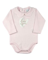 Foto do produto Body Bebê Menina Malha Sweter Flanel Love You