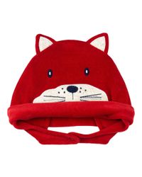 Foto do produto Touca de Bebê Plush Bordado Gatinho
