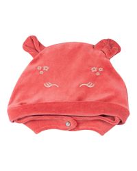 Foto do produto Touca de Bebê Plush Bordado Olhos com Estrelinhas