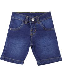 Foto do produto Bermuda Infantil Menino Índigo Catarina Stone Washed