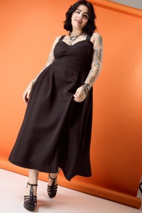 VESTIDO LONDRES PRETO