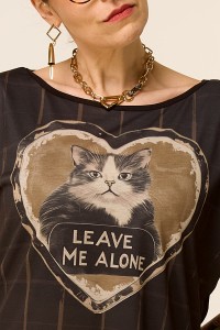 BLUSA DNA GATO CORAÇÃO