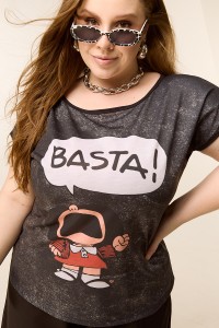 BLUSA DNA MAFALDA BASTA!