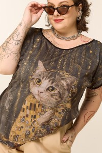 BLUSA DNA GATO KLIMT