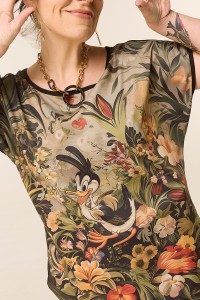 BLUSA DNA DONALD FLORAL