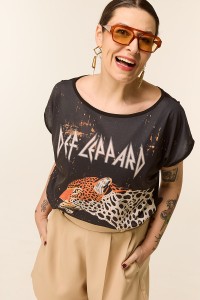 BLUSA DNA DEF LEPPARD