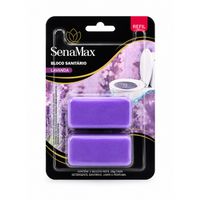 Foto do produto BLOCO SANITARIO REFIL C/2 SENAMAX LAVANDA