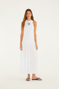 Foto do produto FARM VESTIDO  363187 FARM VESTIDO CROPPED MARIAS BORDADO PEIXE