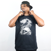 CAMISETA PRETA - CORVO