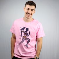 CAMISETA ROSA - GO THE DISTANCE