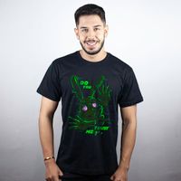 CAMISETA PRETA - GLITCH