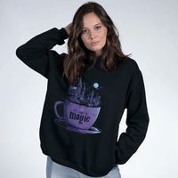 MOLETOM PRETO - CUP OF MAGIC