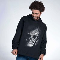MOLETOM PRETO - SMOKE SKULL