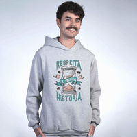 MOLETOM CINZA - RESPEITA MINHA HISTÓRIA