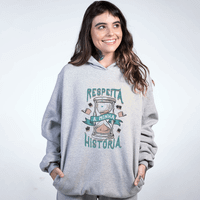 MOLETOM CINZA - RESPEITA MINHA HISTÓRIA