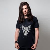 CAMISETA PRETA - MYSTIC CAT