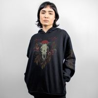 MOLETOM PRETO - GOAT ROSES