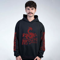 MOLETOM PRETO - DRAGON CYBER