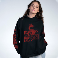 MOLETOM PRETO - DRAGON CYBER