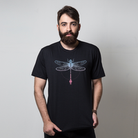 CAMISETA PRETA - LIBÉLULA